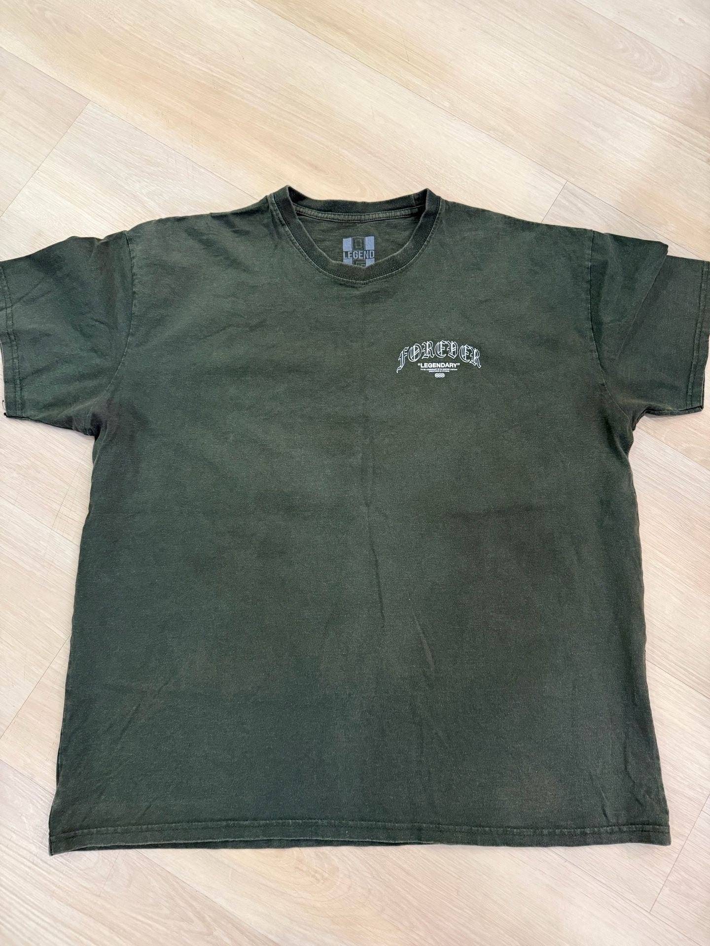 Legend Legend Forever T-Shirt Size 2XL Green Graphic Tee 2