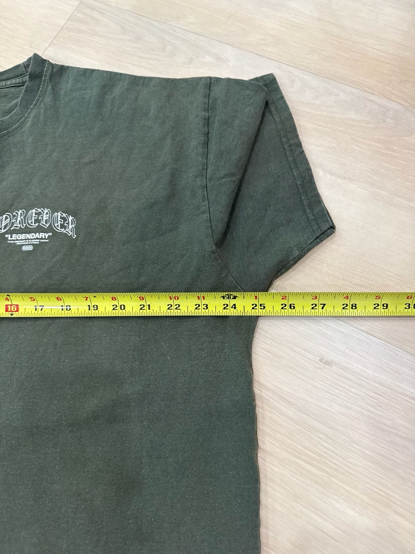 Legend Legend Forever T-Shirt Size 2XL Green Graphic Tee 8