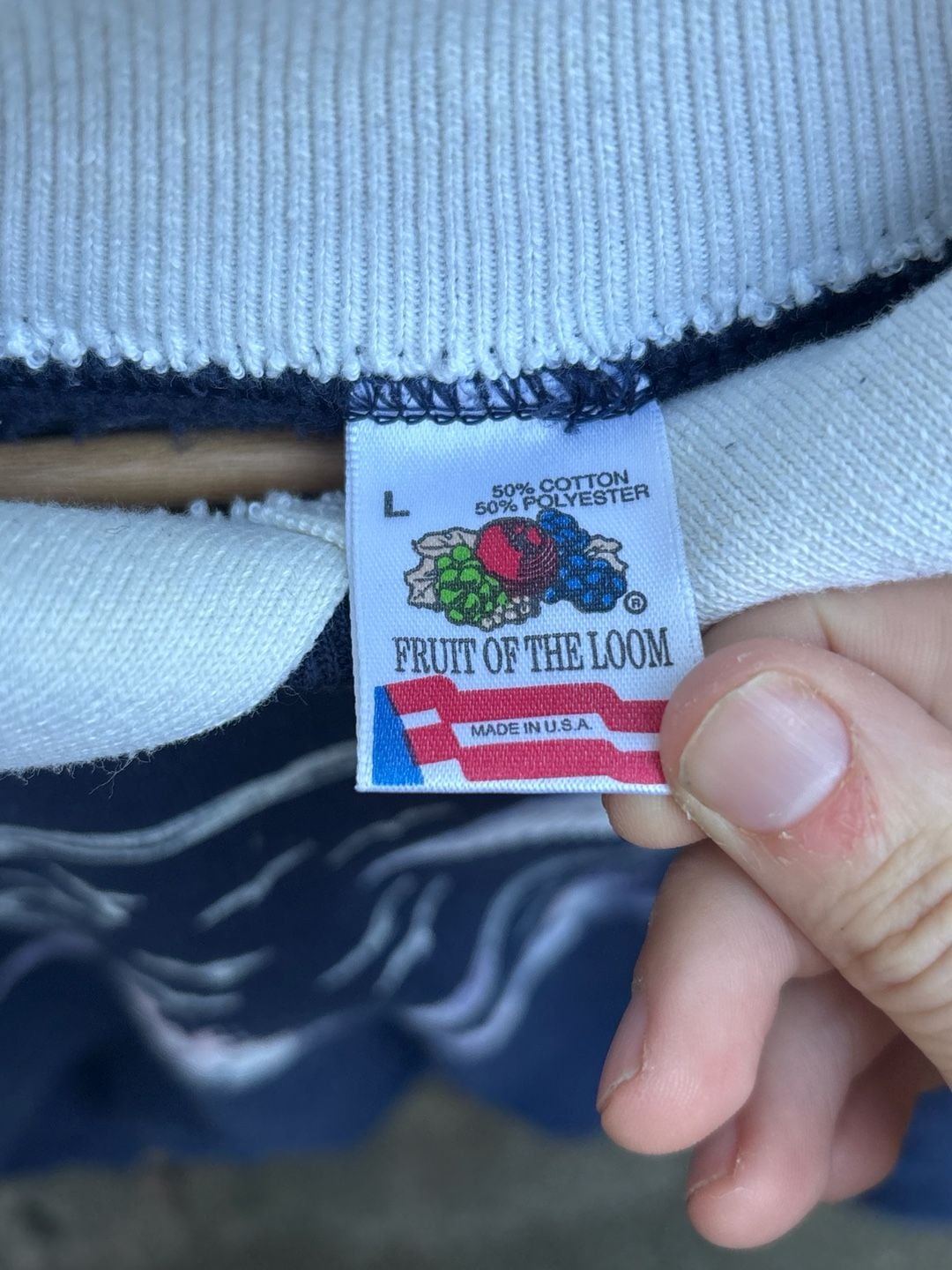 Fruit Of The Loom Vintage Lighthouse Sweatshirt Size L 3