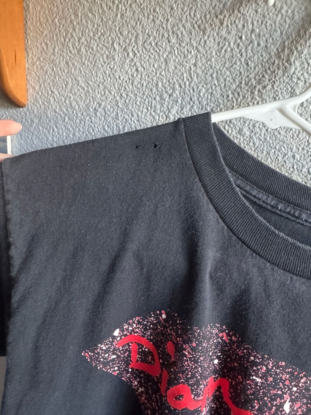 Diamond Supply Co. T-Shirt Size M Black Red Graphic 6
