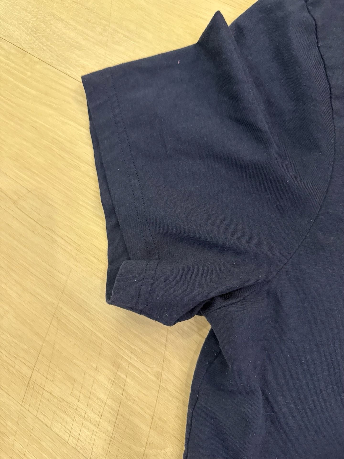 George T-Shirt Size XL (46-48) Navy Blue Crewneck Cotton Short Sleeve 4