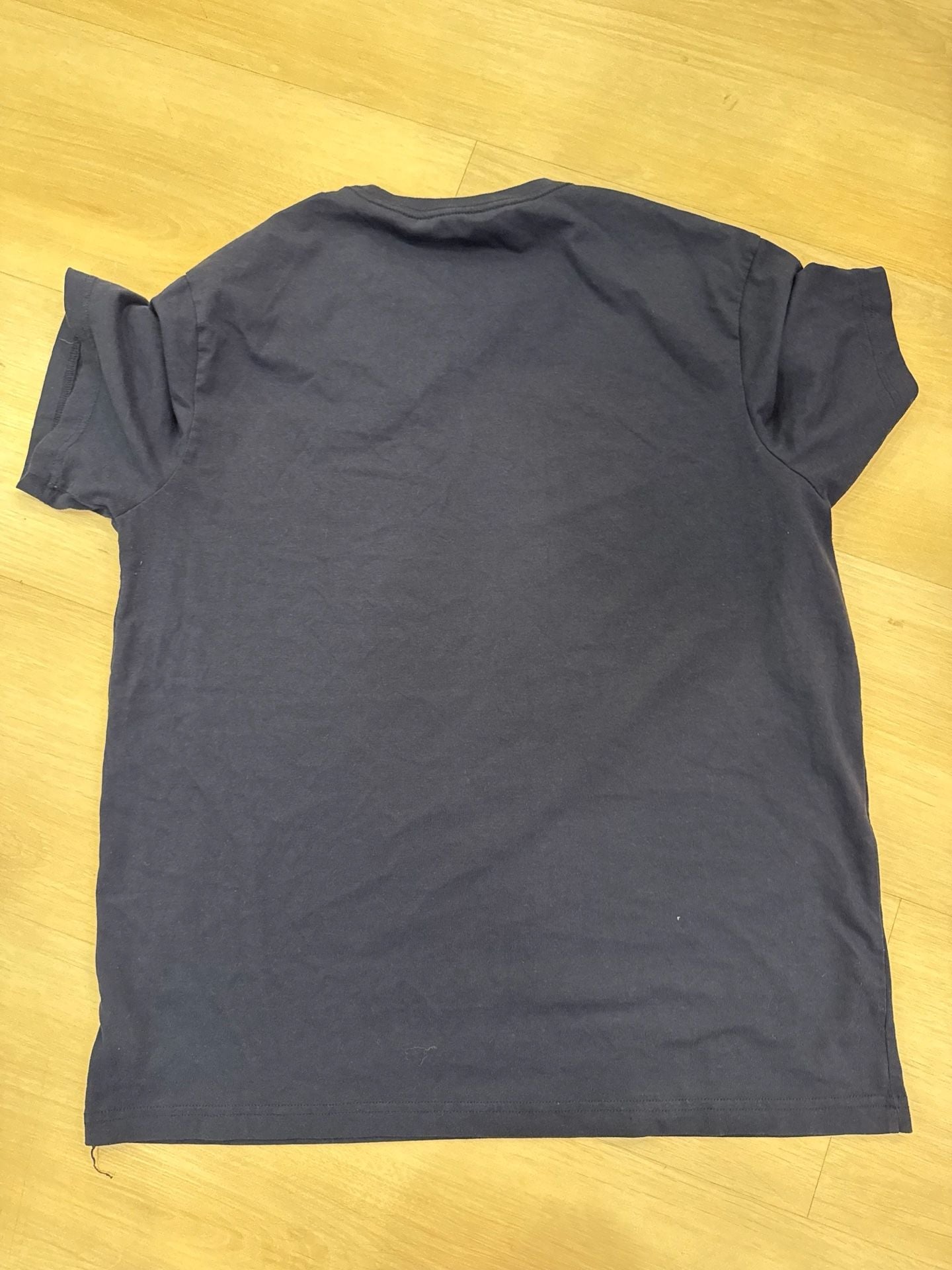 George T-Shirt Size XL (46-48) Navy Blue Crewneck Cotton Short Sleeve 8