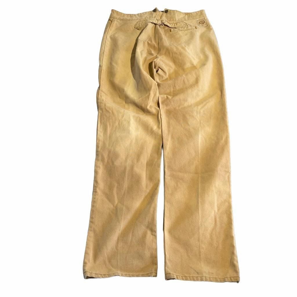 Vintage frontier classics buckleback Canvas Pants Size 38 Tan Straight Leg 3
