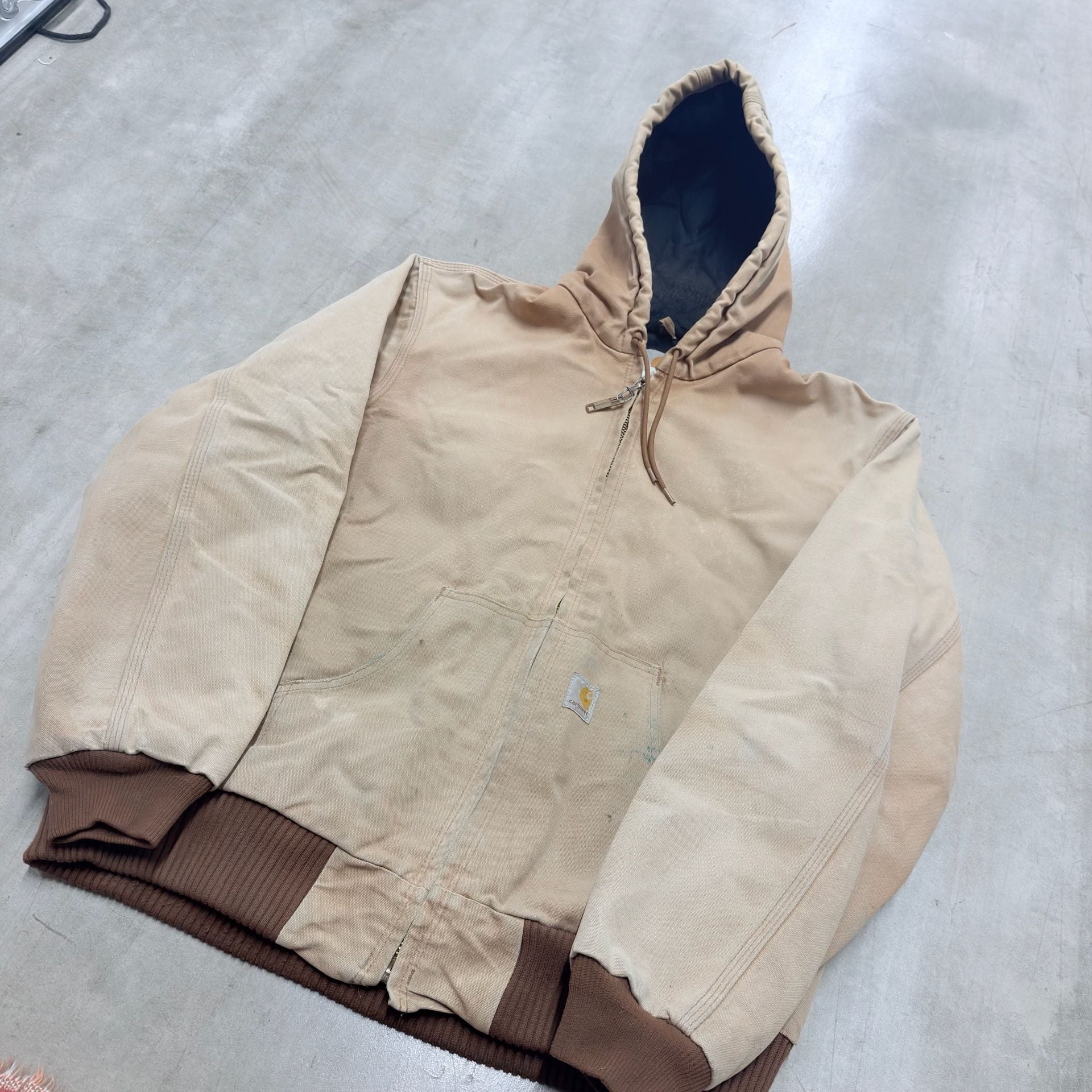 Carhartt Active Jacket Tan Thermal Lined 3