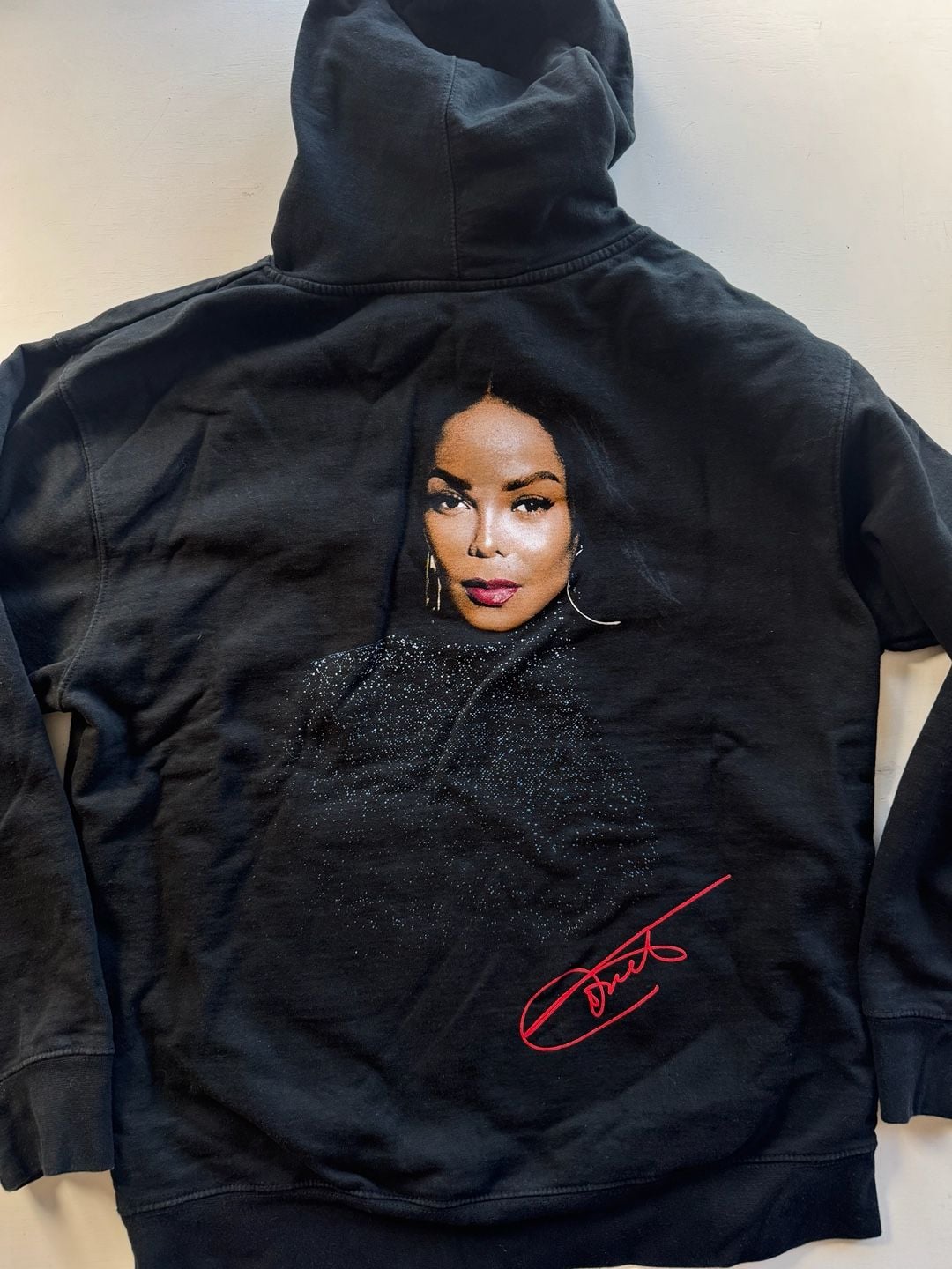 Janet Jackson Together Again Tour 2024 Hoodie Size L Black Concert Merch 5