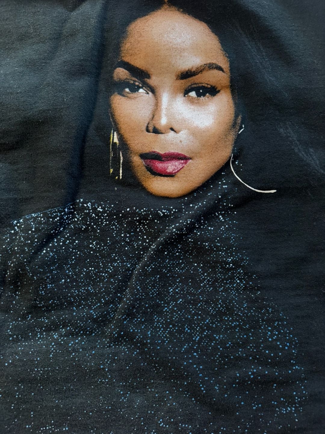 Janet Jackson Together Again Tour 2024 Hoodie Size L Black Concert Merch 6