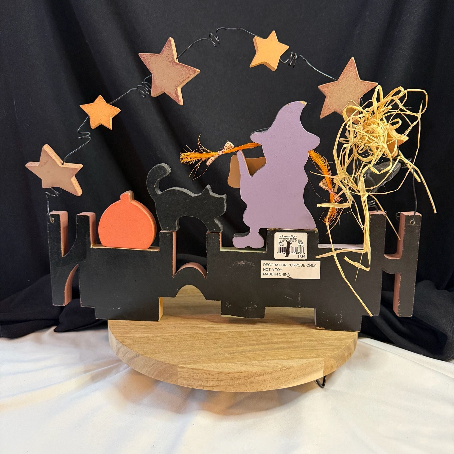 Happy Halloween hanging Wood Sign 2