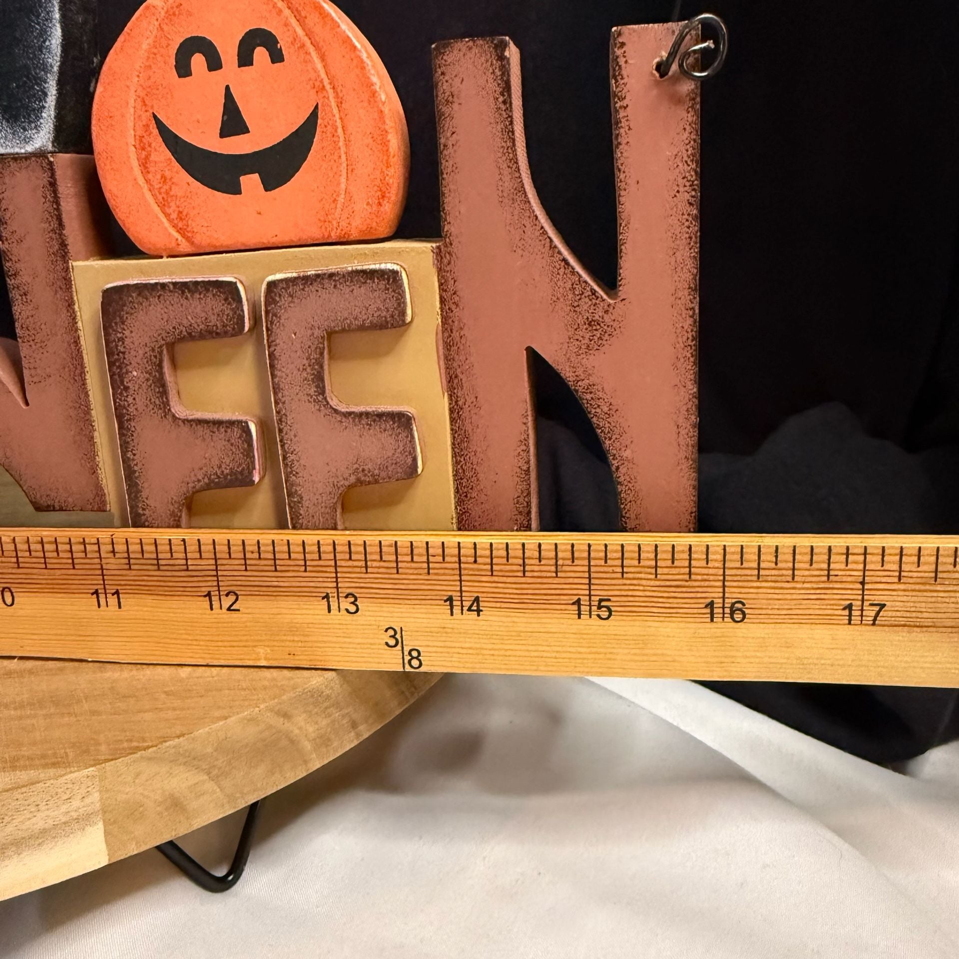 Happy Halloween hanging Wood Sign 4