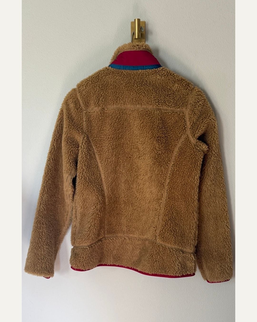 Patagonia Classic Retro-X Jacket Size S Nest Brown Wax Red 4