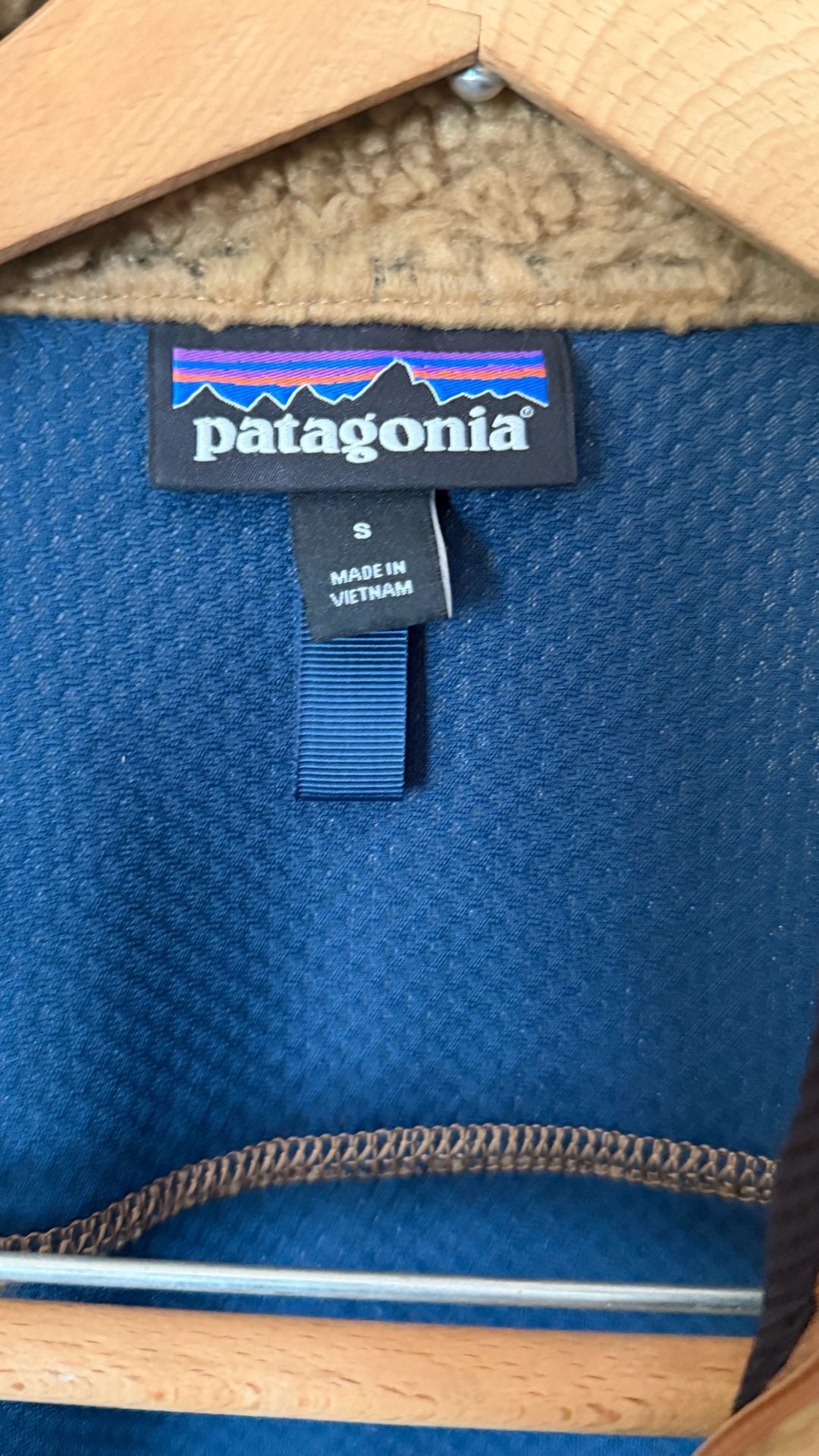 Patagonia Classic Retro-X Jacket Size S Nest Brown Wax Red 5