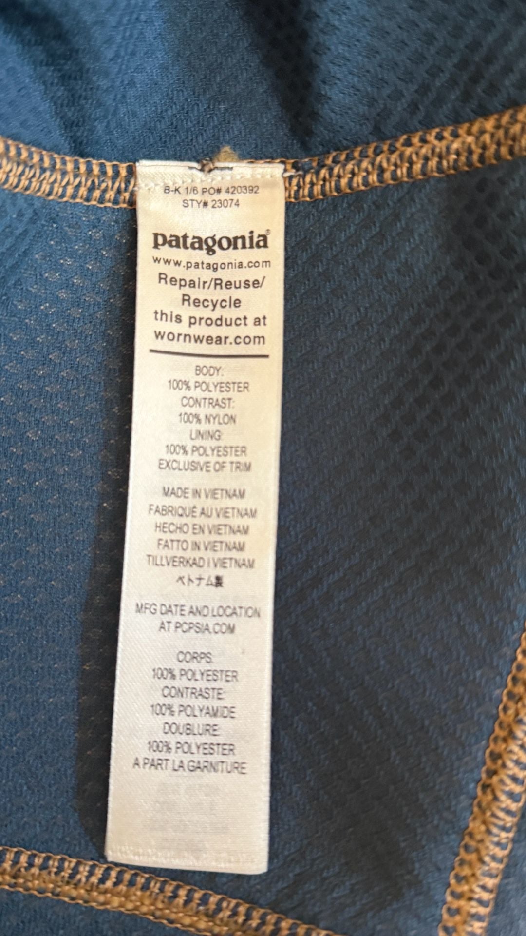 Patagonia Classic Retro-X Jacket Size S Nest Brown Wax Red 6