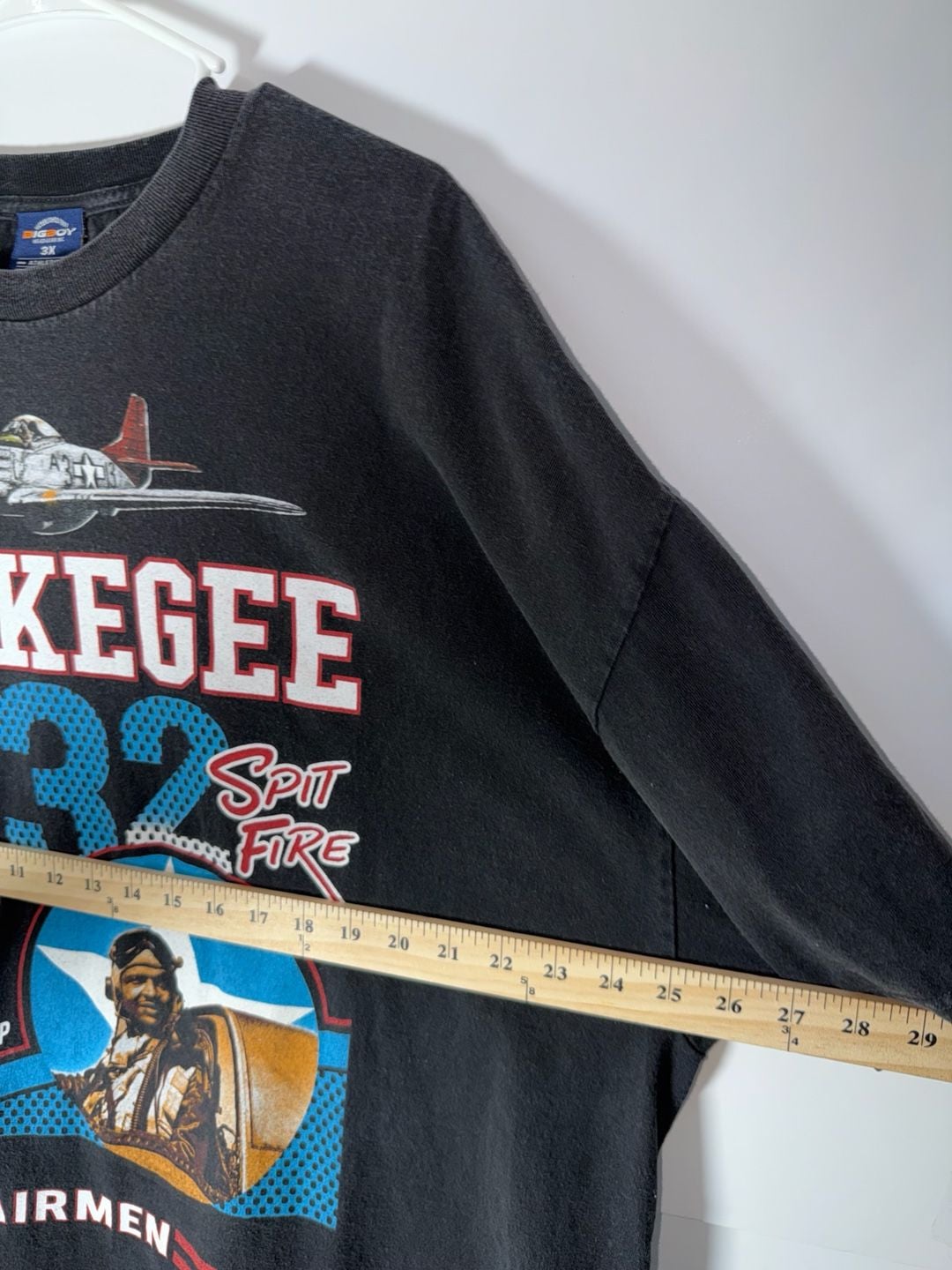Big Boy Headgear Inc Tuskegee Airmen 332nd T-Shirt Size 3X Black 5