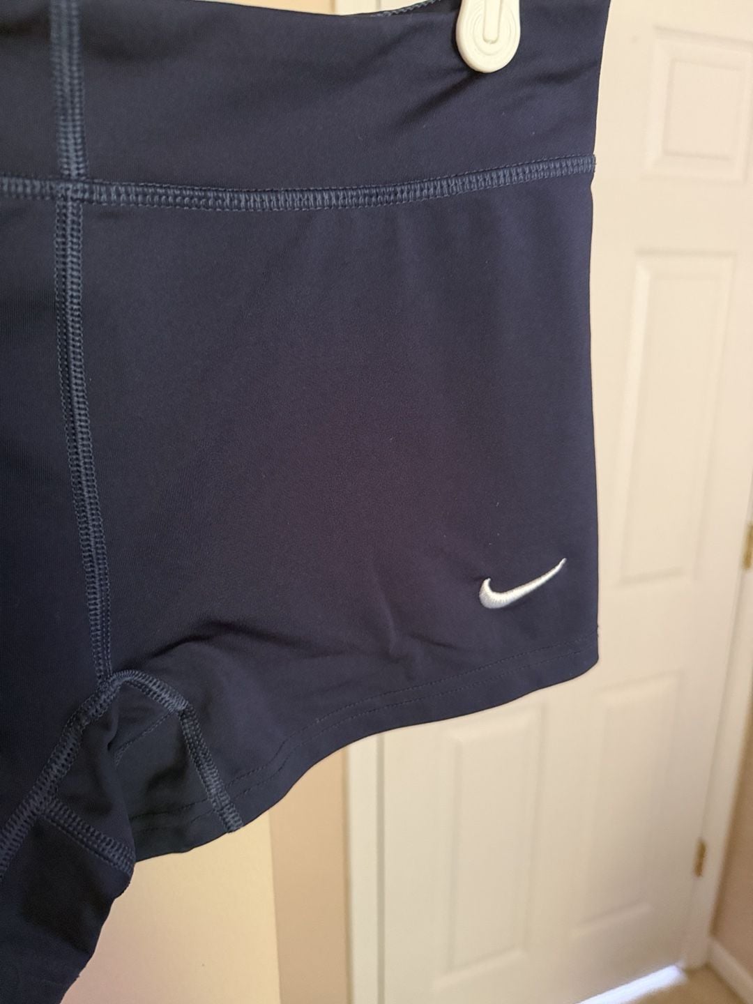 Nike Dri-Fit Volleyball Shorts Size M Navy Blue Spandex Athletic 3