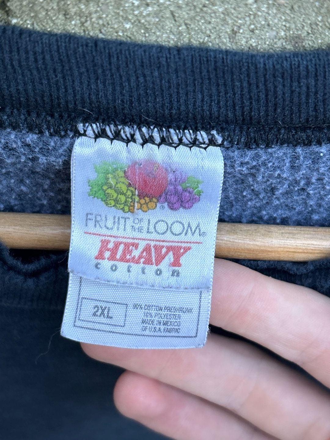 Fruit Of The Loom 201st Engineers Sweatshirt Size 2XL Navy Blue Graphic 3