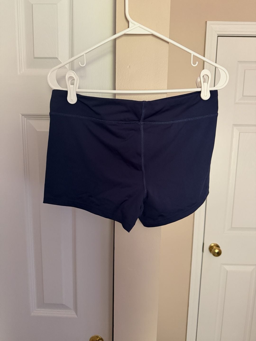 Nike Dri-Fit Volleyball Shorts Size M Navy Blue Spandex Athletic 6