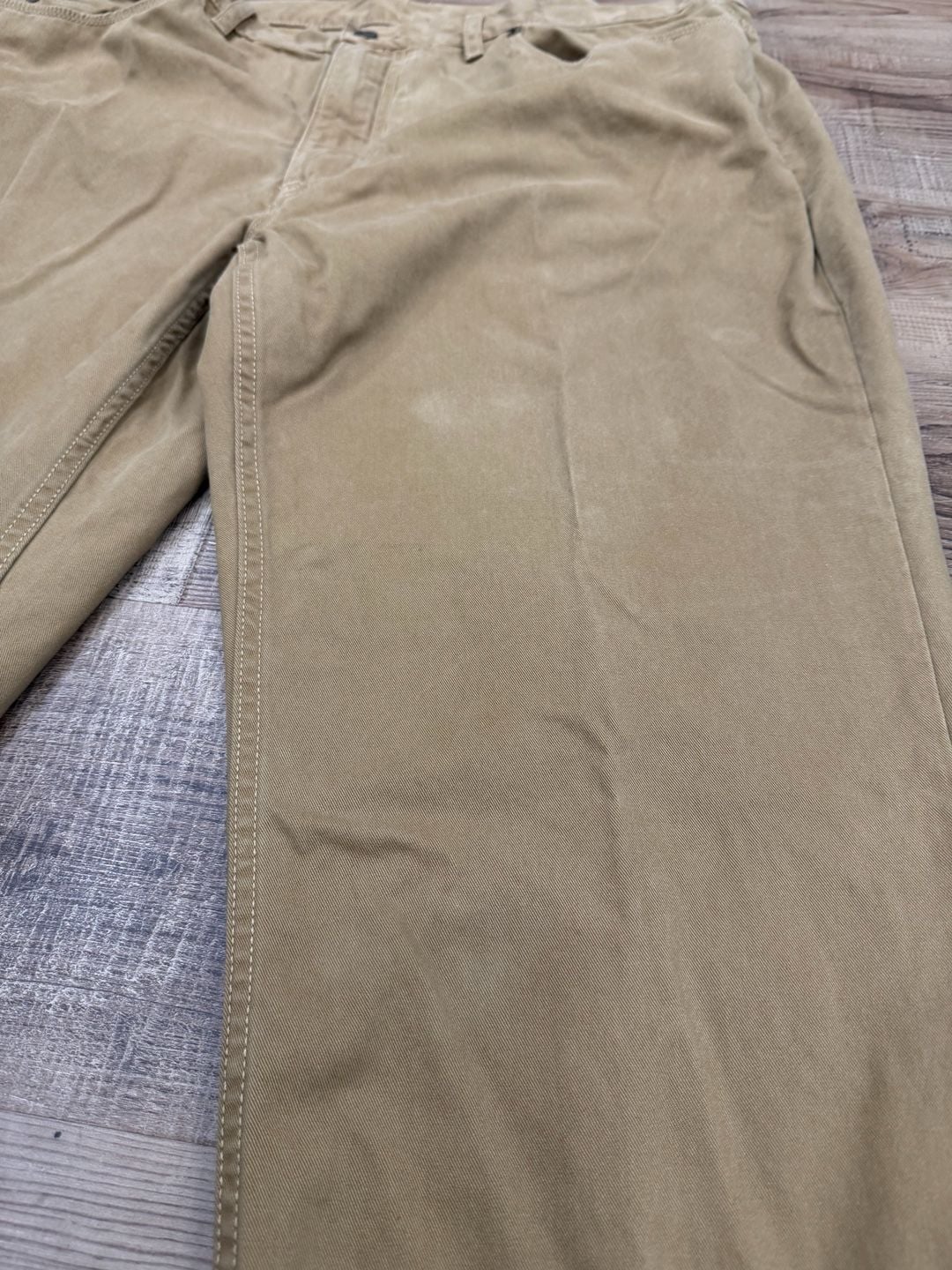 Polo Ralph Lauren Straight Pants 40x32 Tan Cotton dungarees style 3