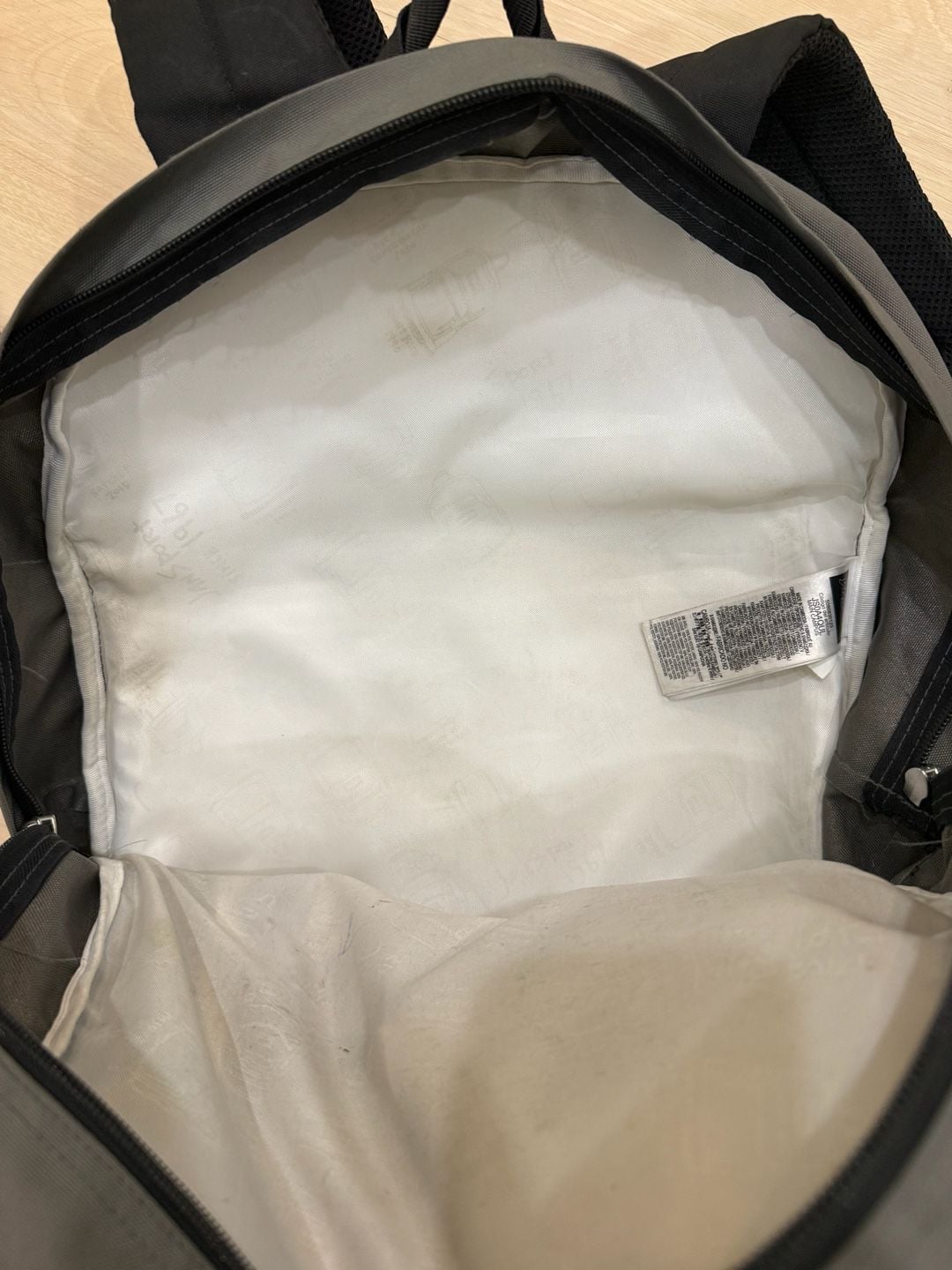 JanSport Gray Backpack Laptop Book Bag 7