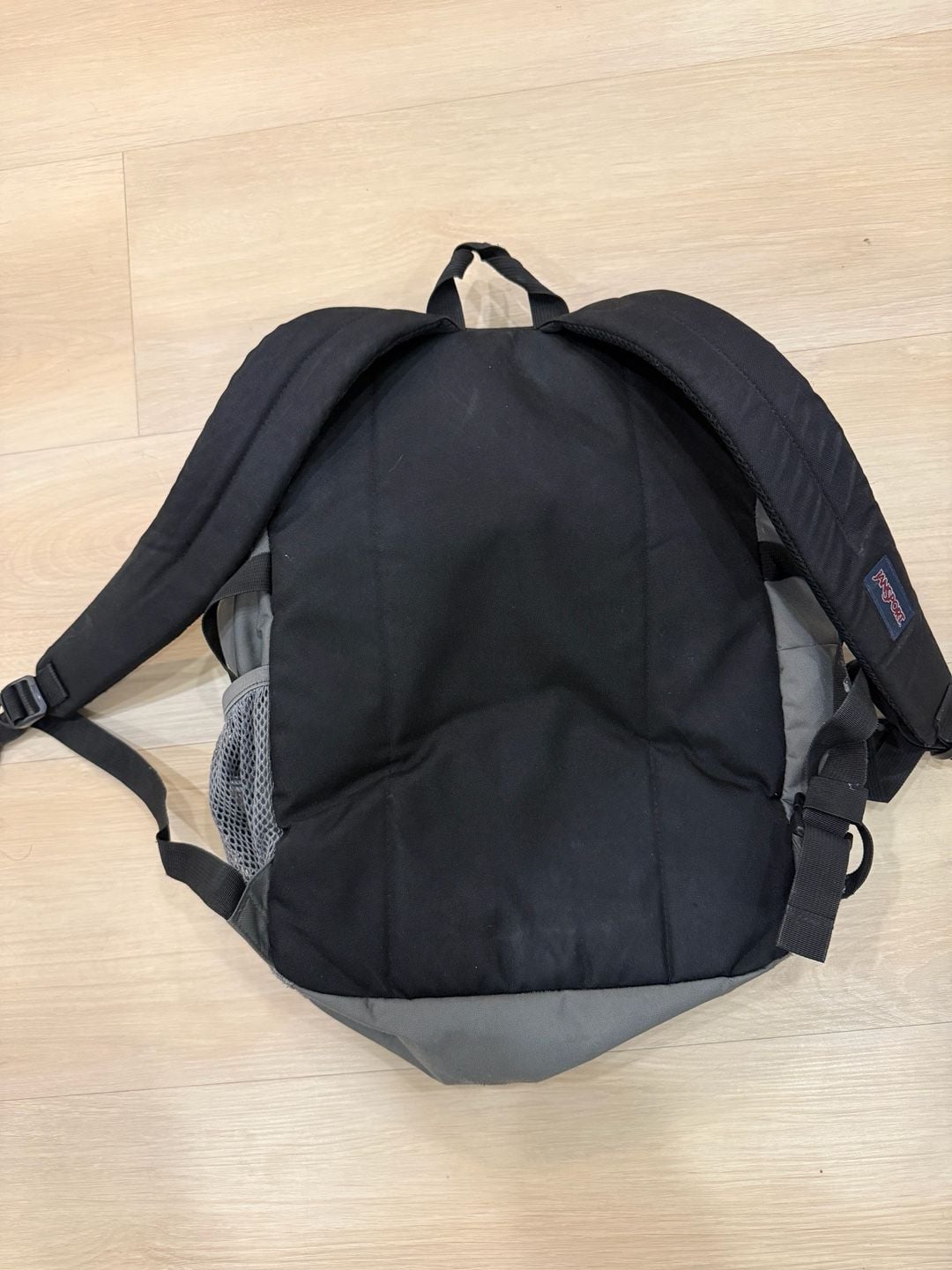 JanSport Gray Backpack Laptop Book Bag 9