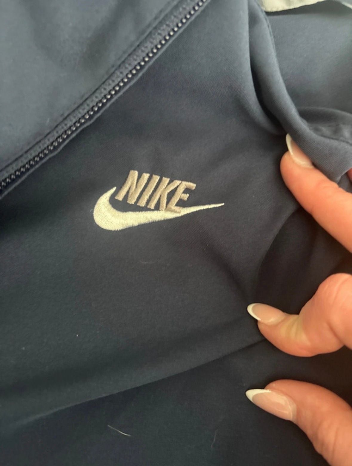 Nike Vintage Full Zip Track Jacket Size XL Blue White 5