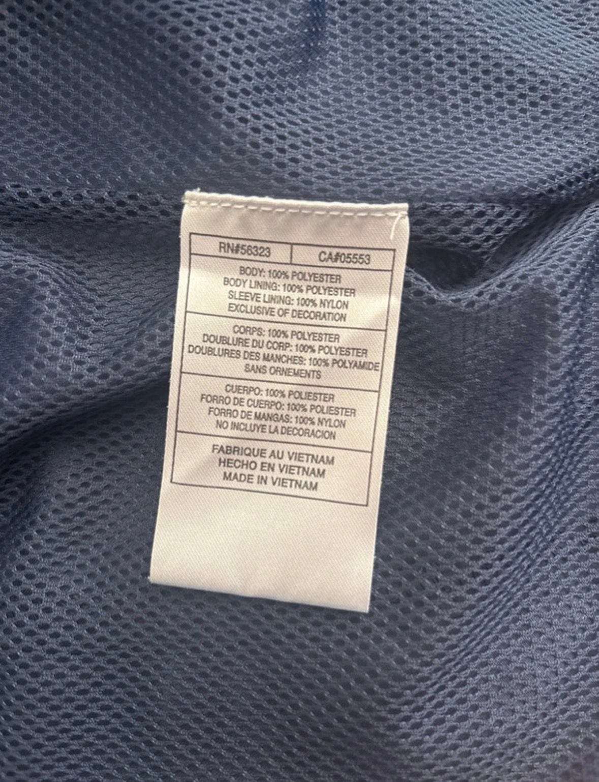 Nike Vintage Full Zip Track Jacket Size XL Blue White 7