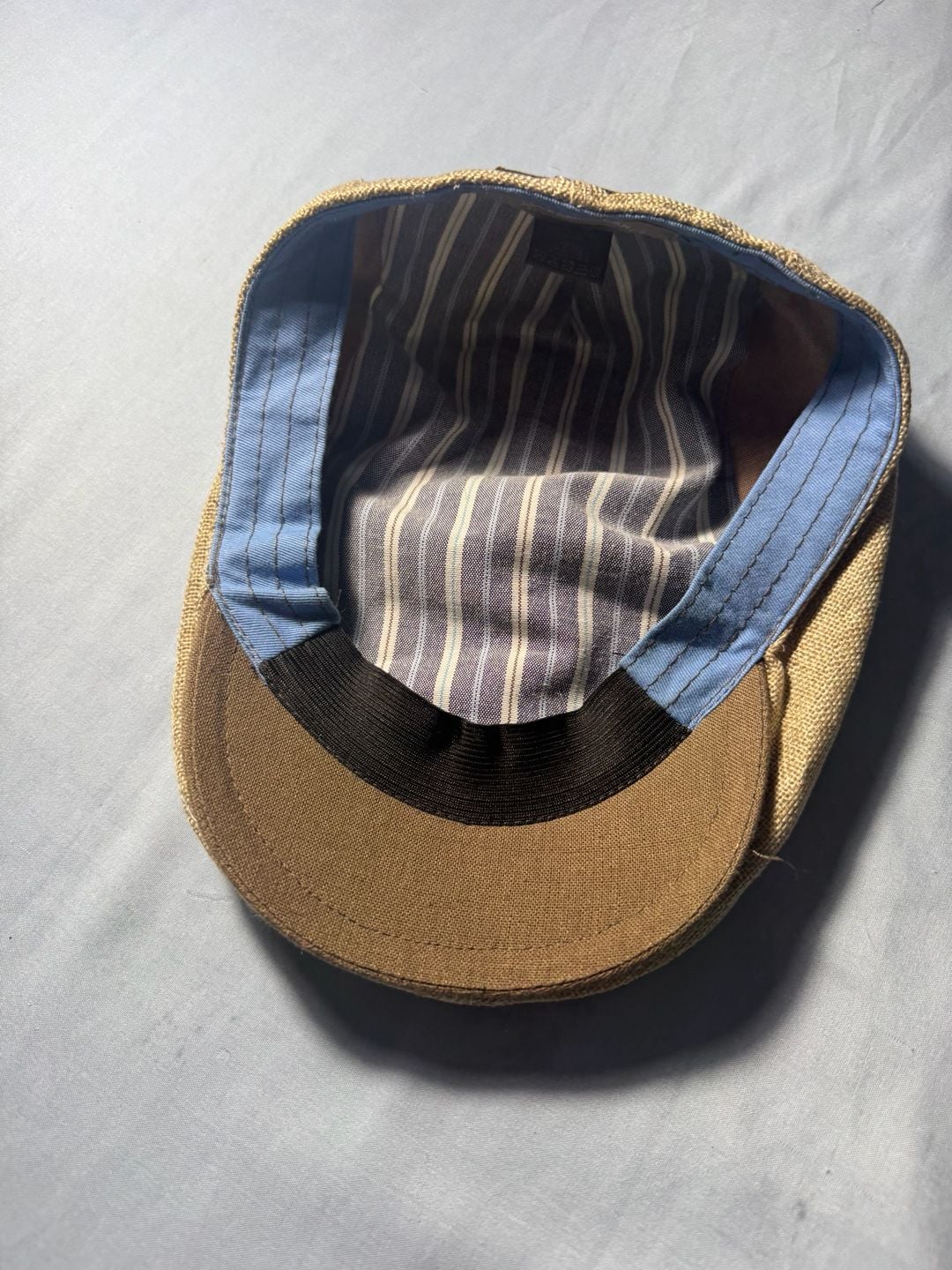 Stetson Ivy Cap Size Large/Xlarge Beige Linen Flat Driving Hat 3