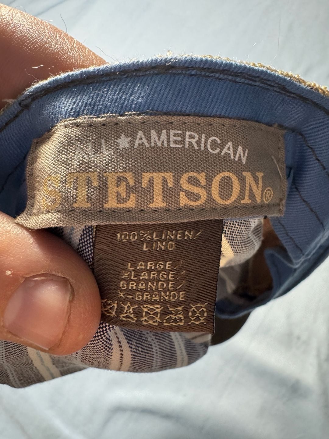 Stetson Ivy Cap Size Large/Xlarge Beige Linen Flat Driving Hat 5