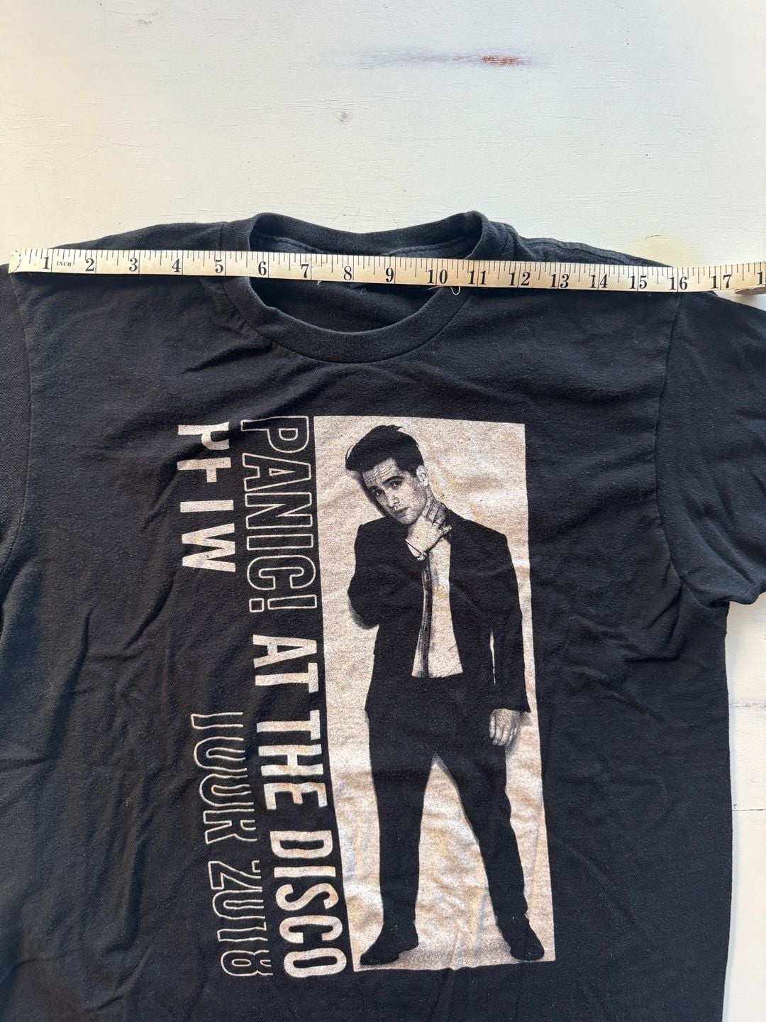 Panic At The Disco Tour 2018 T-Shirt Size M Black 7