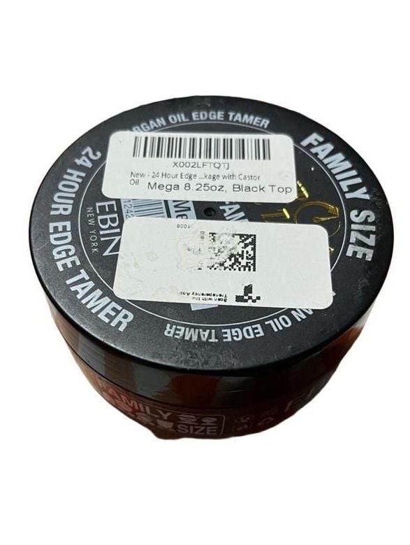 Ebin New York 24 Hour Edge Tamer Size 8.25oz Argan Oil Black Top 1