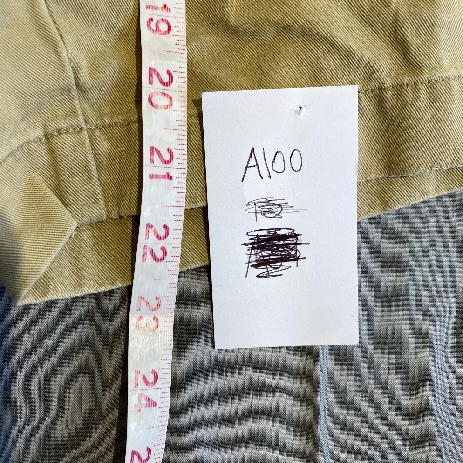 Abercrombie & Fitch Cargo Shorts Size 34 Tan Cotton Outdoor Goods 6
