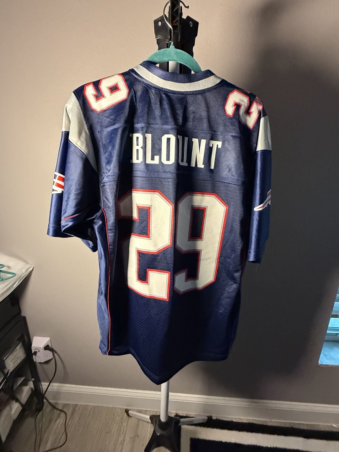 NFL Pro Line New England Patriots Jersey Size M Blue #29 12