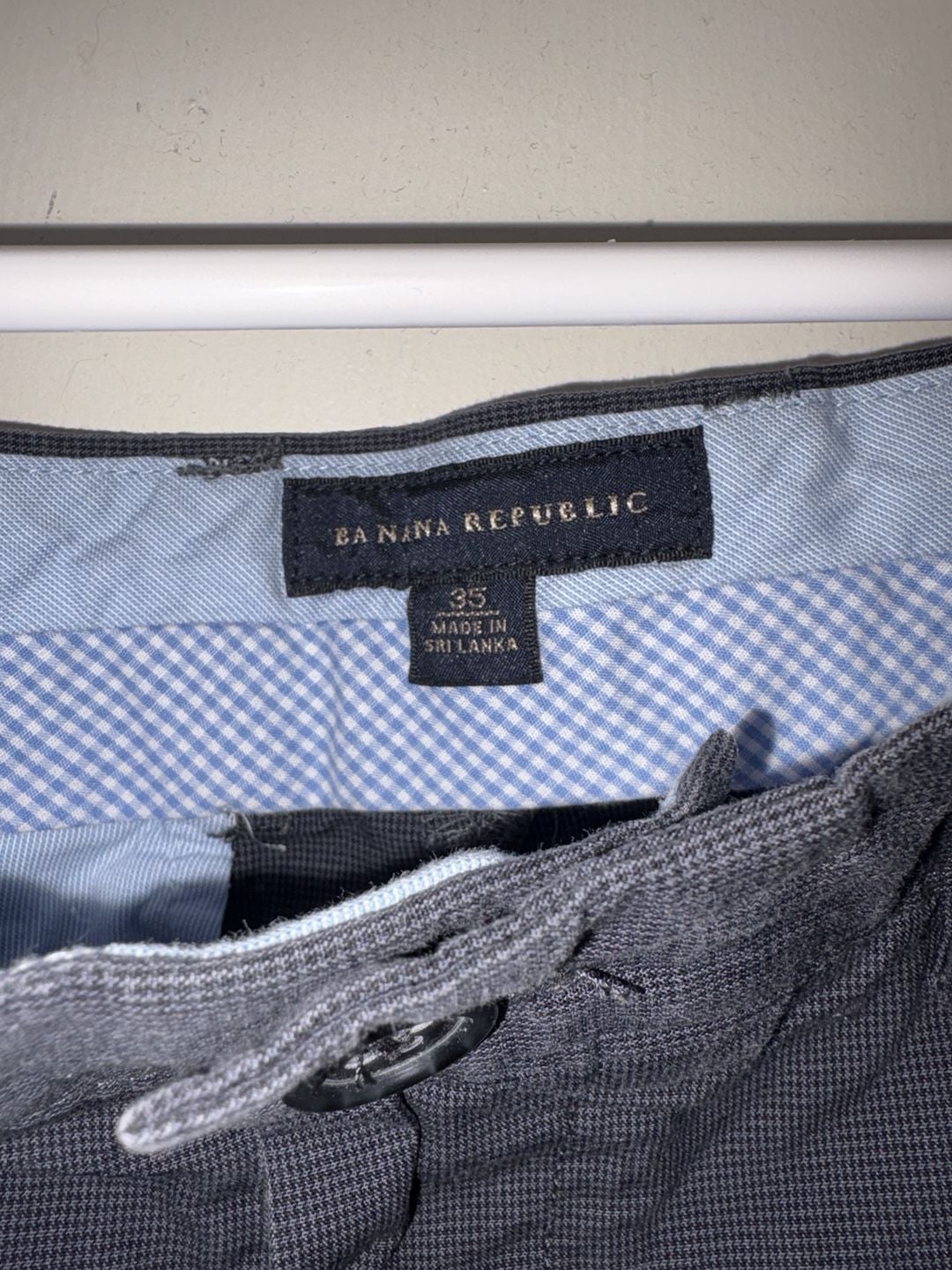 Banana Republic Chino Shorts Size 35 Gray 3