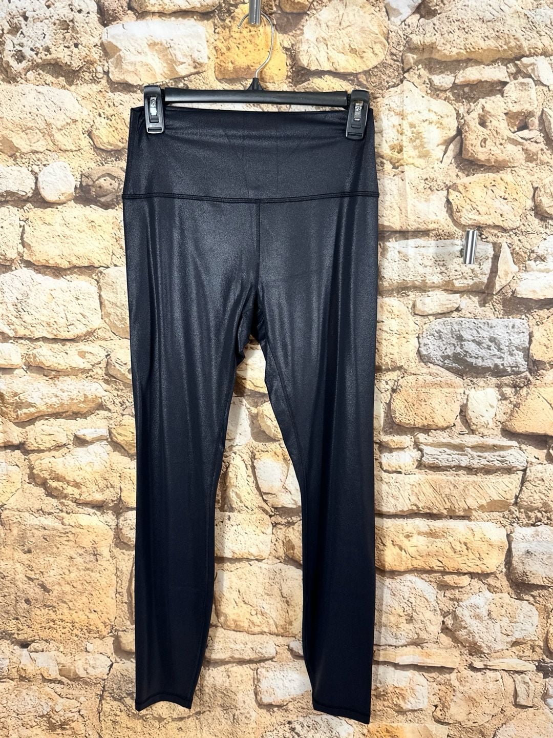 CRZ YOGA Yoga Leggings Size L Black Shimmer 3