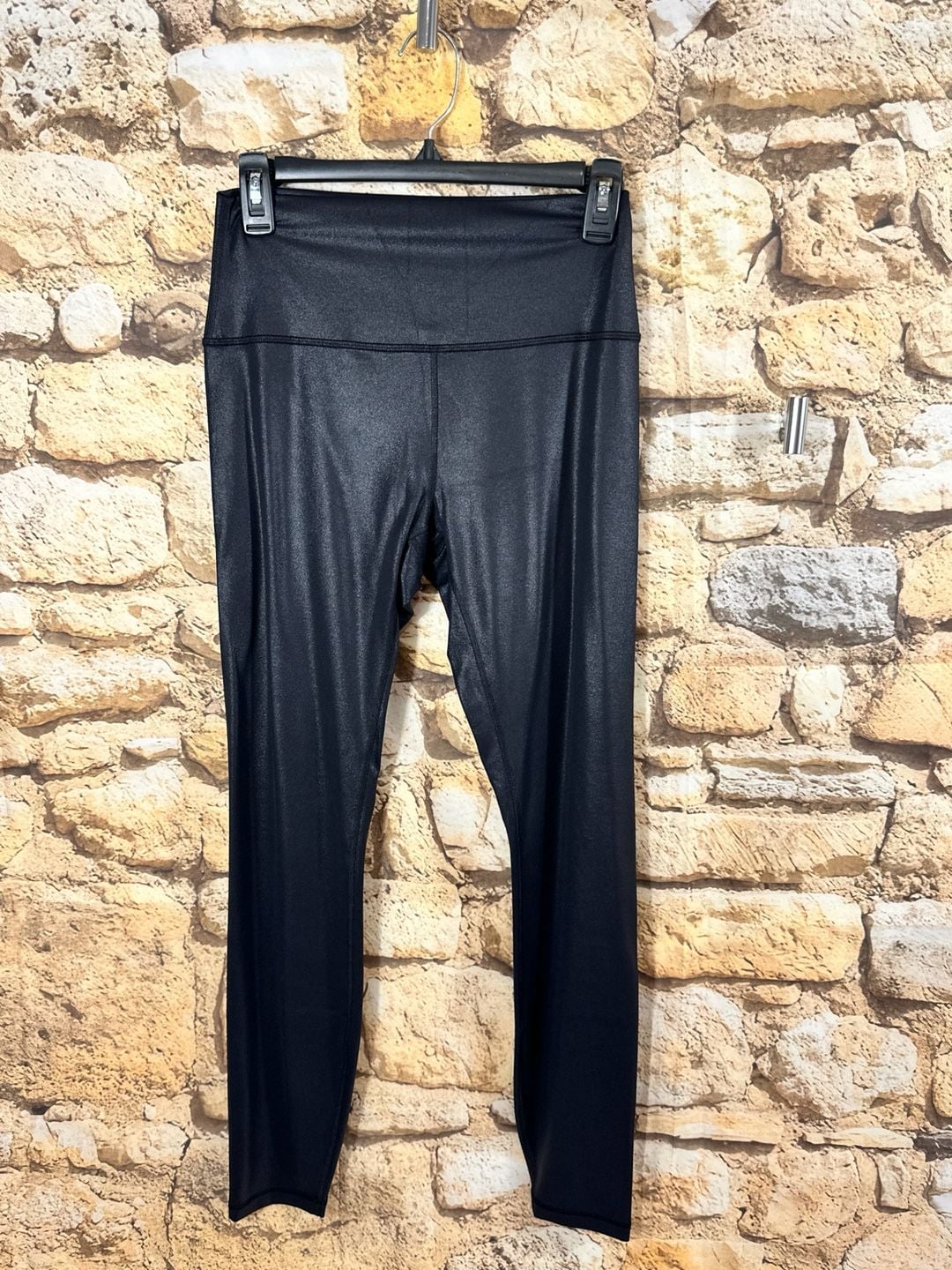 CRZ YOGA Yoga Leggings Size L Black Shimmer 8