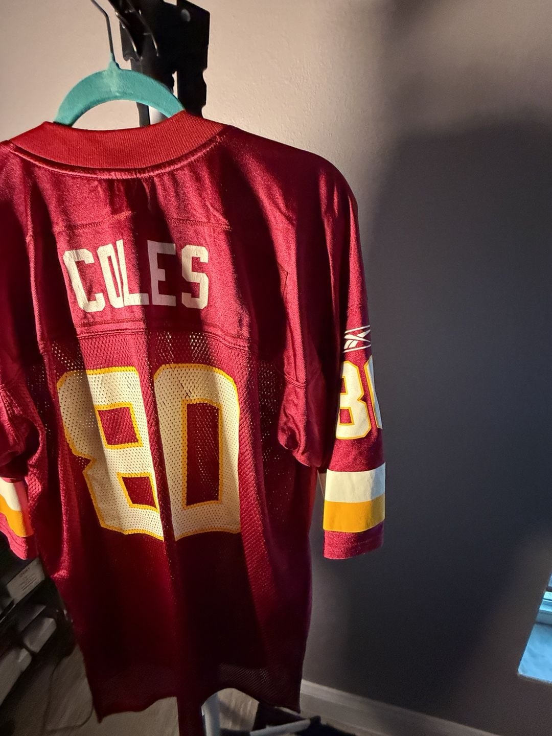 Reebok Washington Redskins 87 Jersey Size L Burgundy NFL Football 11