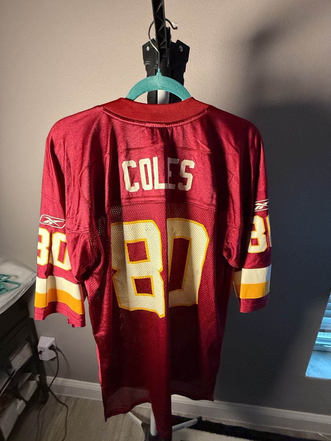 Reebok Washington Redskins 87 Jersey Size L Burgundy NFL Football 12