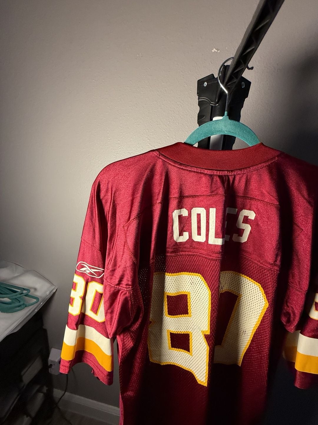 Reebok Washington Redskins 87 Jersey Size L Burgundy NFL Football 13