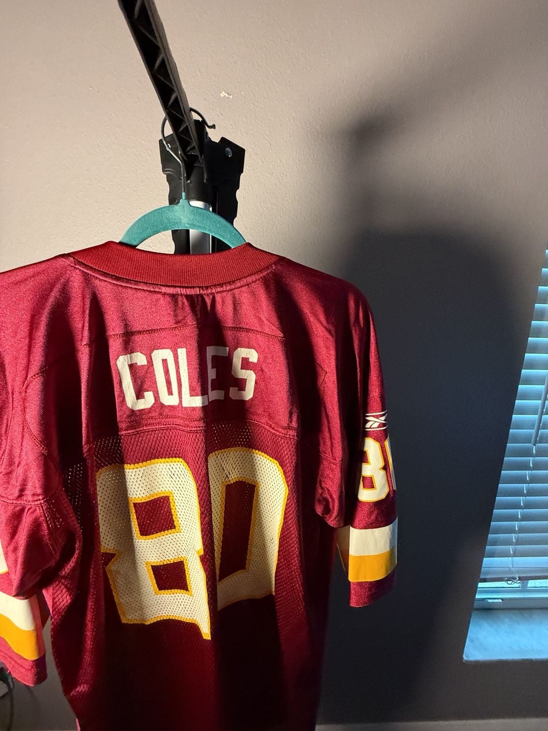 Reebok Washington Redskins 87 Jersey Size L Burgundy NFL Football 14