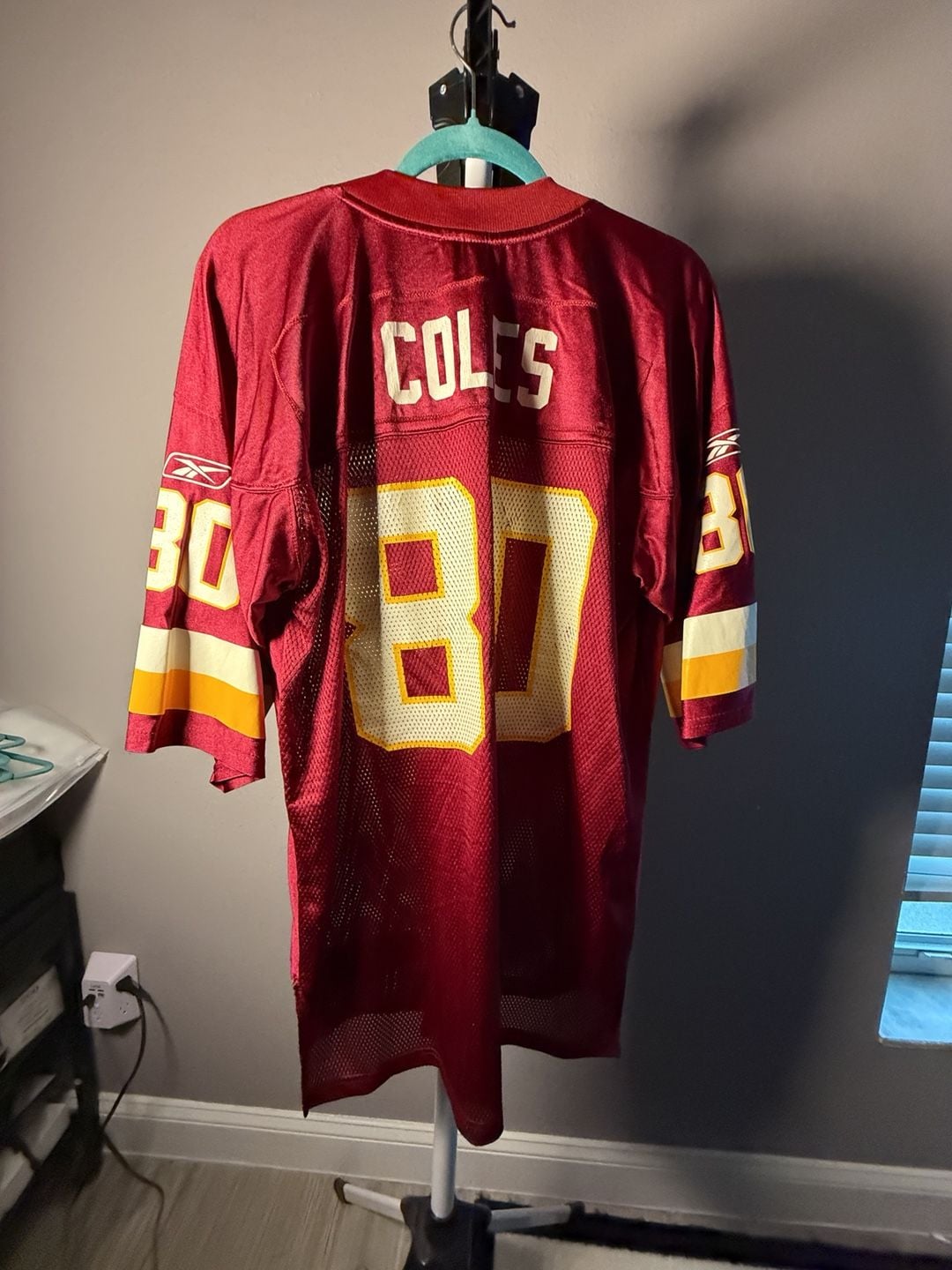 Reebok Washington Redskins 87 Jersey Size L Burgundy NFL Football 15