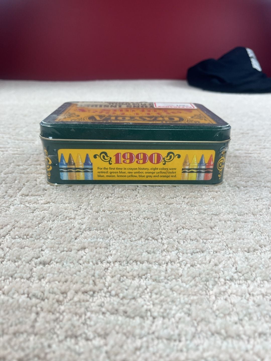1991 Crayola Collector's Colors Limited Edition 72 Crayons Tin New 5