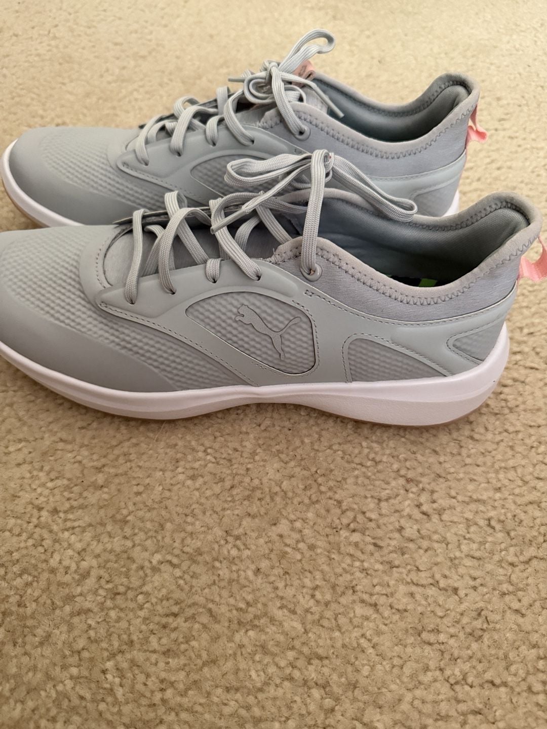 Puma Ignite Malibu Golf Shoes Size 10.5 High Rise Gray Rose Dust 3
