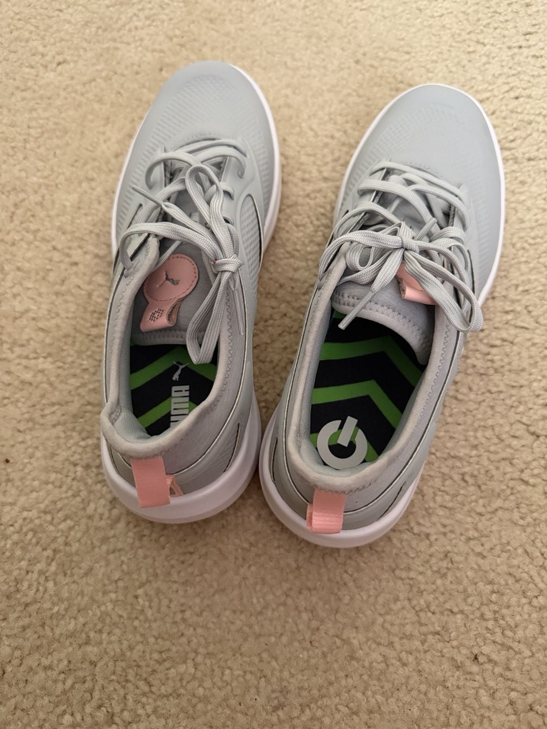 Puma Ignite Malibu Golf Shoes Size 10.5 High Rise Gray Rose Dust 4