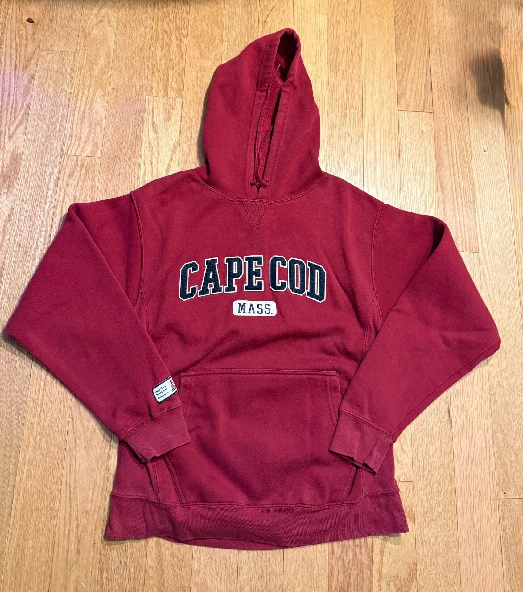 Cape Cod Sweatshirt Company Cape Cod Mass Hoodie Size M Red 2