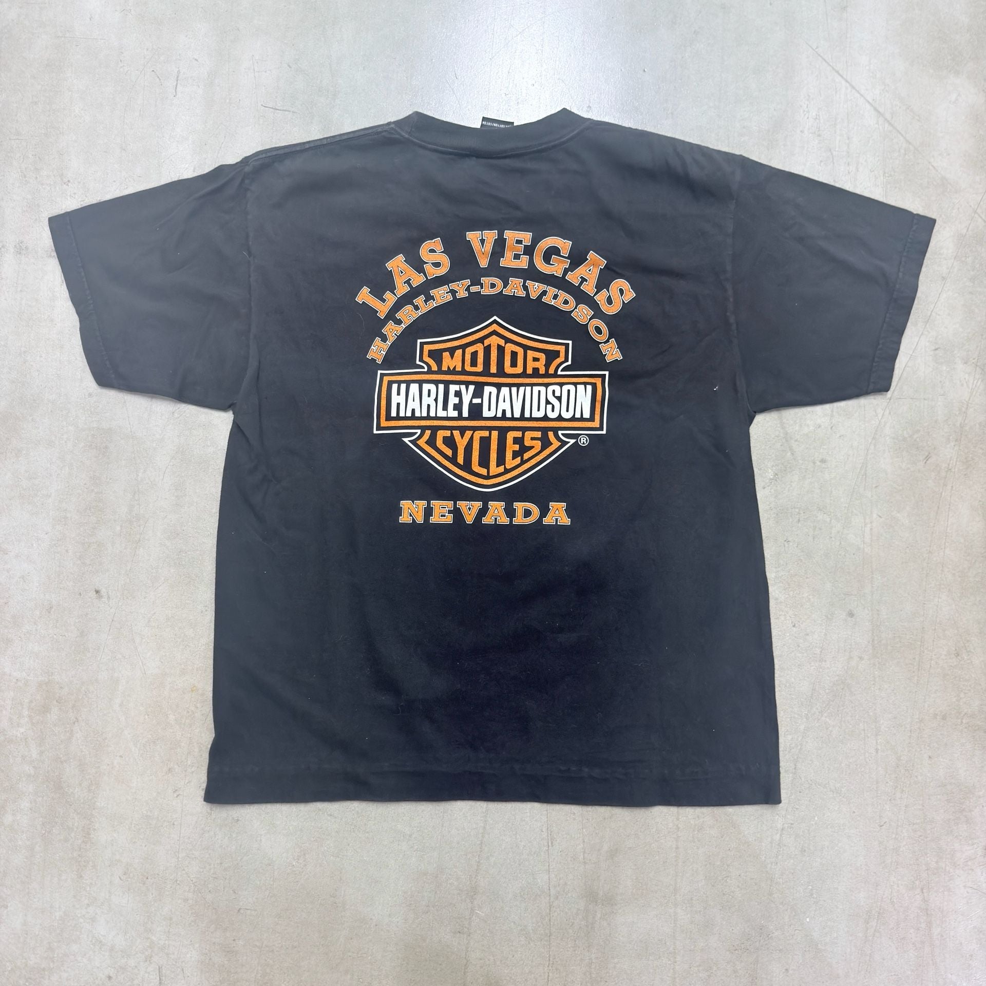 Harley-Davidson 100 Years 1903-2003 Las Vegas T-Shirt Size L Black 6