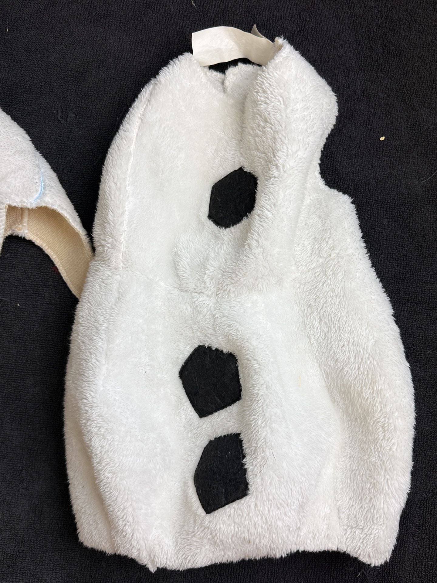 Disney Frozen Olaf Costume Size S/P(2T) White Fleece 3