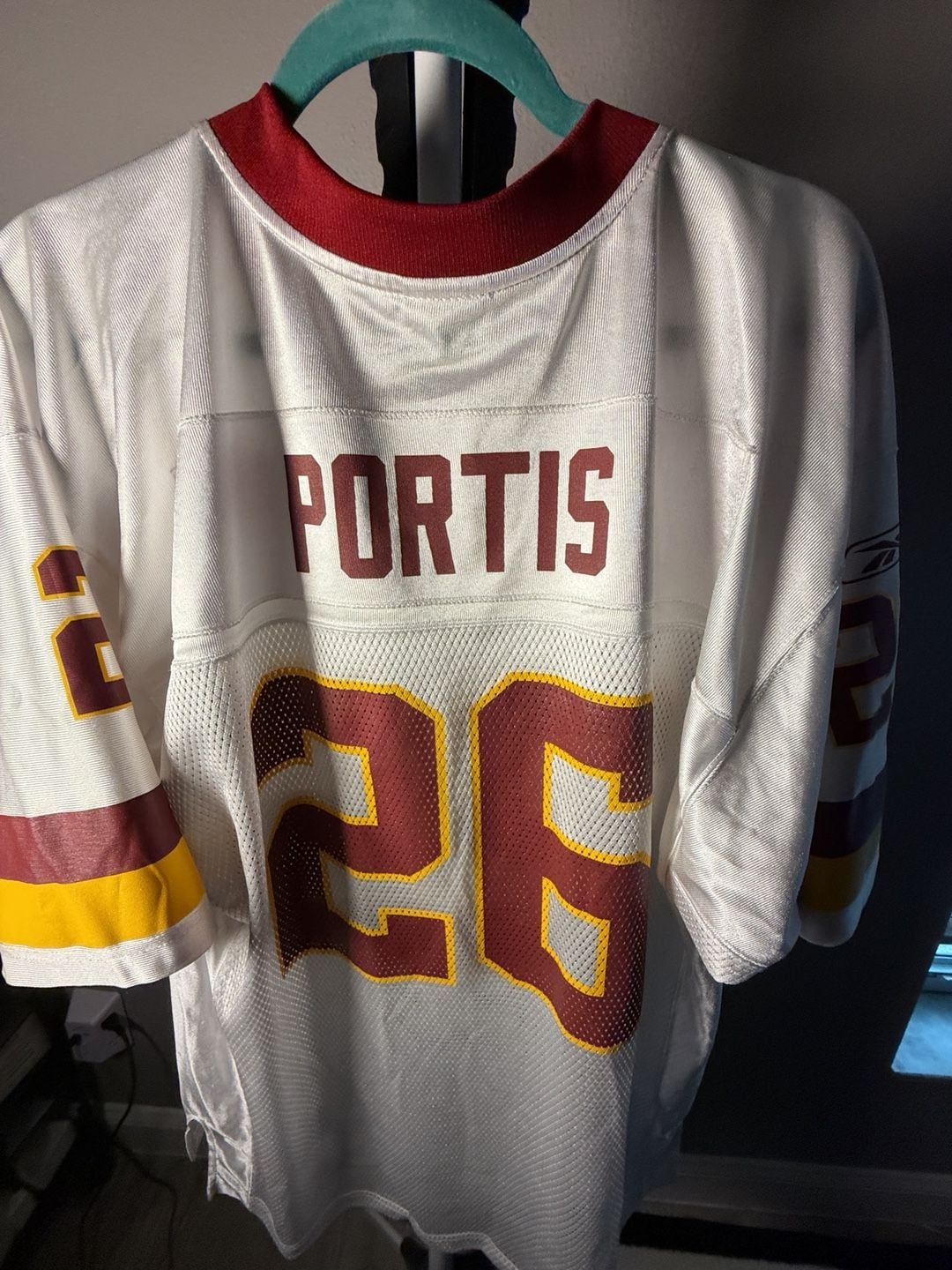 Reebok Washington Redskins #26 Jersey Size L White Football 11