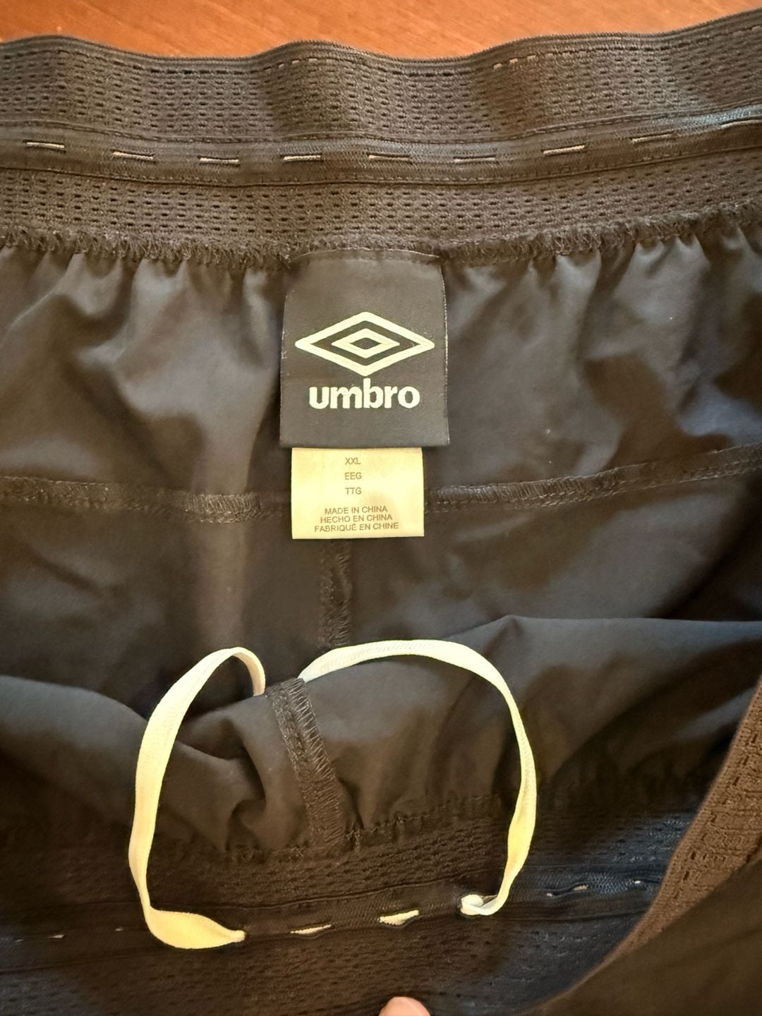 Umbro Athletic Shorts Size XXL Black Workout Gym Soccer Training 5