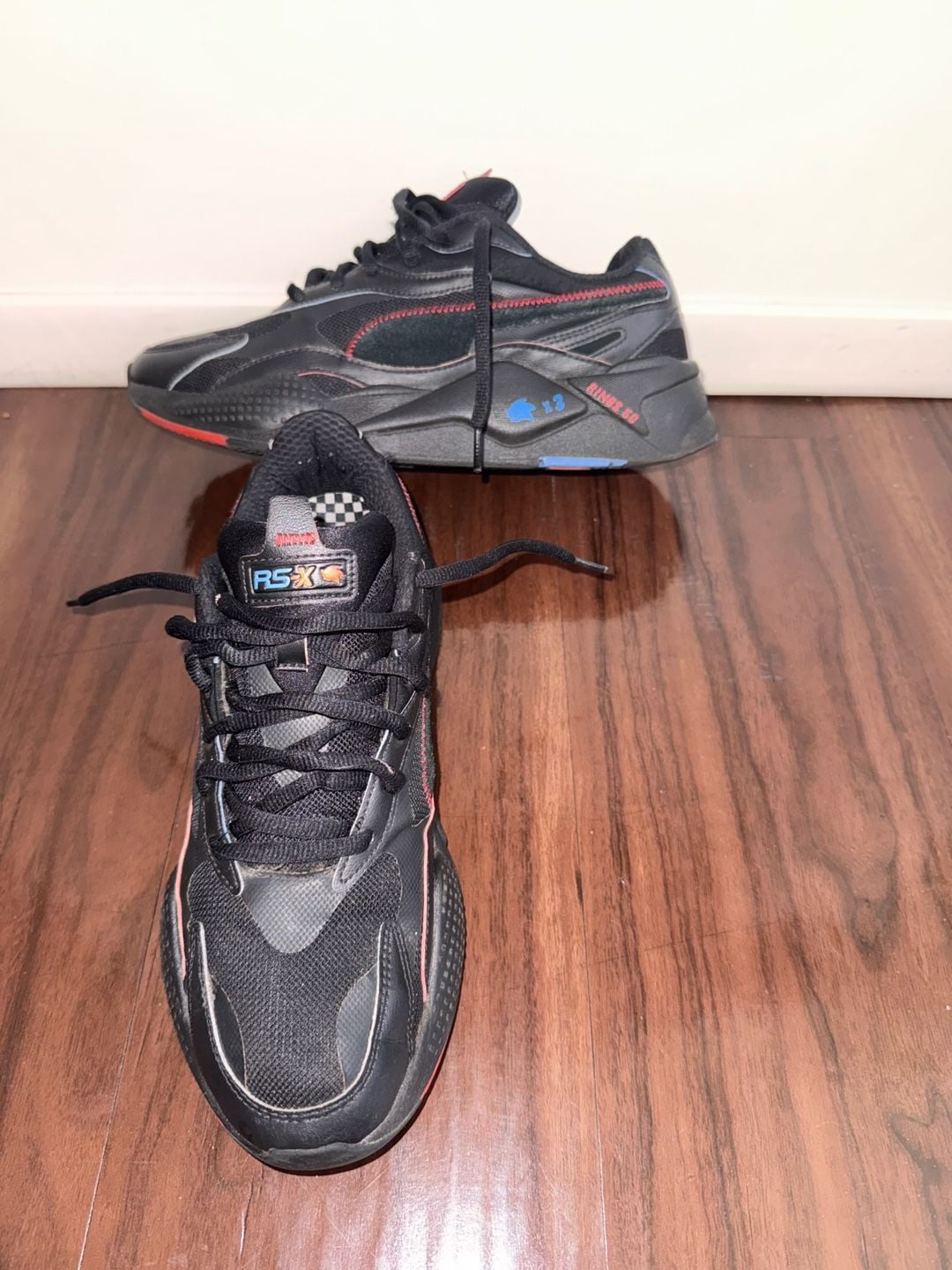 Puma RS-X Sonic Sneakers Black Red Blue 2