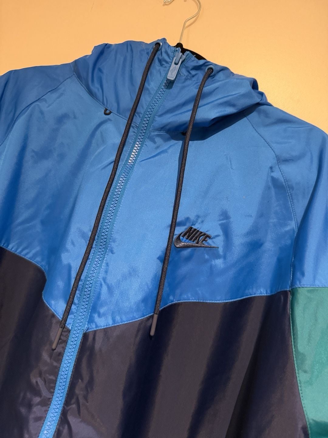 Nike Windrunner Jacket Size XL Blue Green Full Zip Hooded 3
