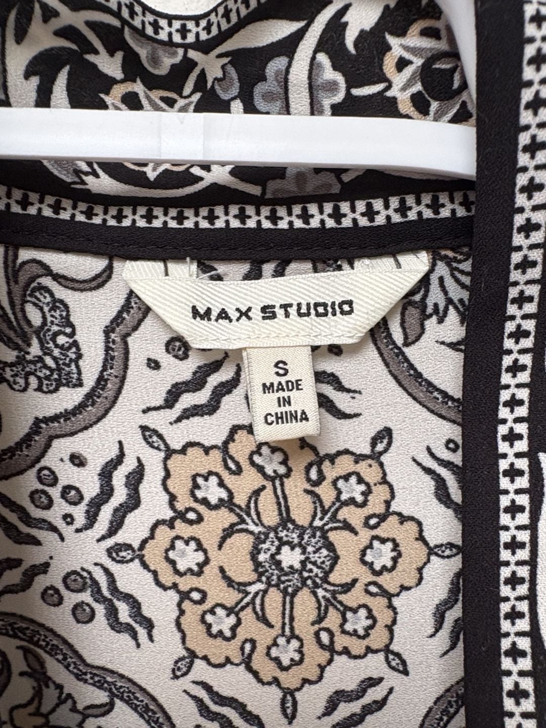 Max Studio Open Front Kimono Size S Floral Print 3
