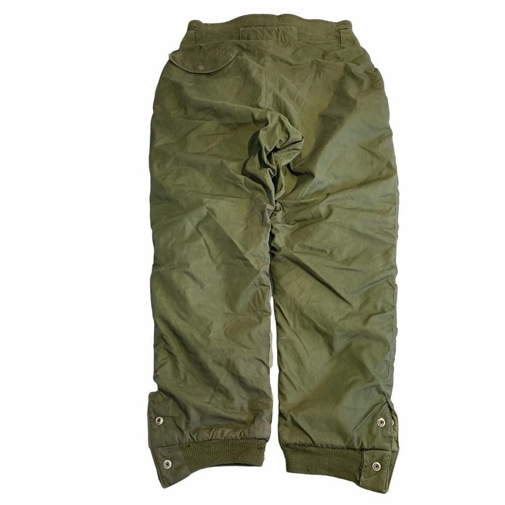 Vintage US Navy Department Overpants Medium Olive Green Military Winter 3